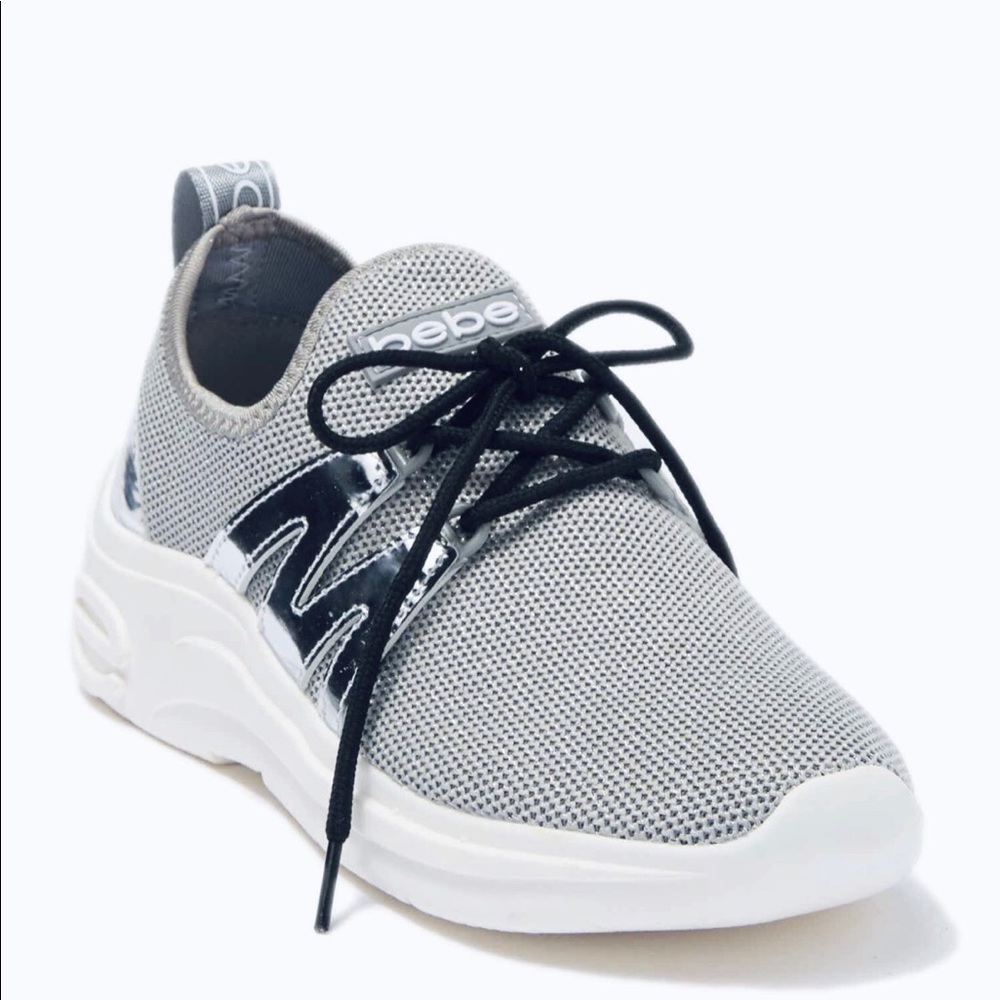 bebe Big Bottom Snake Embossed Sneaker